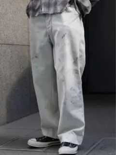 BOWWOW STAINED WORK TROUSERS チノパン