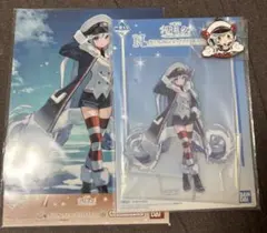 雪ミク 一番くじ 2022 N賞 ビッグアクリルスタンド ポスター キーホルダー