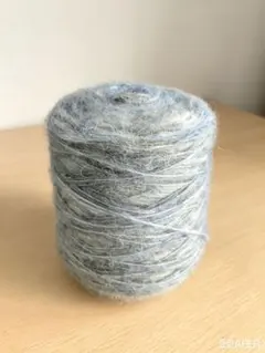 大容量560g 青灰断染スプレー毛糸 手編み 手芸素材