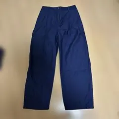 ネイビー ワイドパンツ スラックス　チノパン
