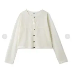 【送込】スナイデル Sustainableメタルボタンシアーカーディガン