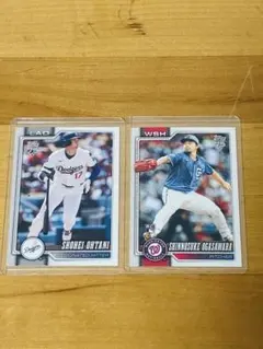 Topps 大谷翔平 前田健太 MLB トレーディングカード 2枚セットとおまけ