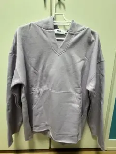 AZUL by moussy ラベンダーパーカー Vネック