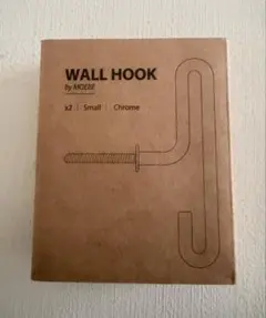 MOEBE（ムーベ）wallhook small chrome 2個