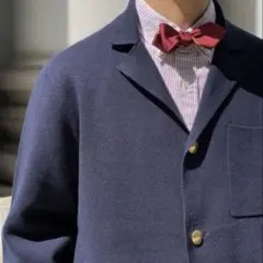 BEAMSPLUS KNIT BLAZER ネイビーブレザー　サイズS