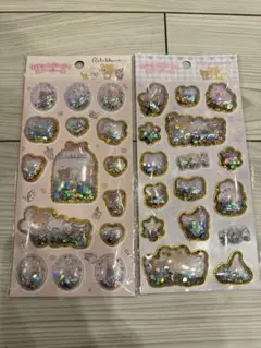 キラっとぷくぷくエアーシール　リラックマ2種