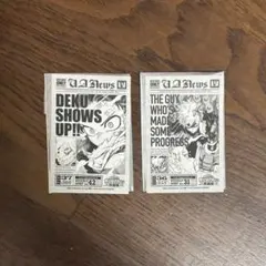 僕のヒーローアカデミア 原画展 来場者特典 緑谷出久 爆豪勝己