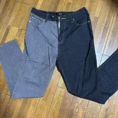 Open Farms ツートンカラー ジーンズ