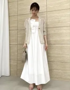 SNIDEL ツイストベアワンピース