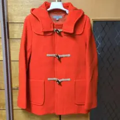 ユニクロ　オレンジ ダッフルコート Sサイズ