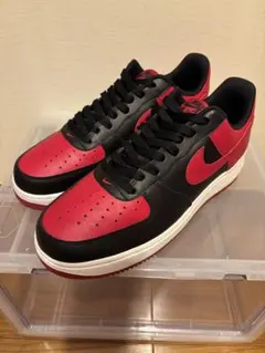 新品未使用 AIR FORCE 1 赤黒 ブレッド 花道