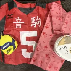 ハイキュー‼︎ ポーチ付きエコバッグ　孤爪研磨②