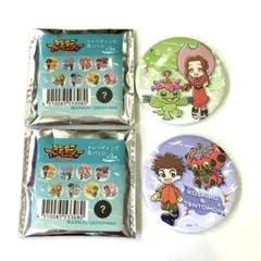 デジモンアドベンチャー トレーディング 缶バッジ 2個セット
