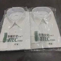 形状安定シャツ2枚セット　INTEC by HIROSE/43-82