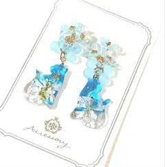 ❀紫陽花シリーズ‪❀じゃれ・ジャンピングねこ❤リバーシブルうちわ(大・中セット) ❀紫陽花シリーズ‪❀じゃれ・ジャンピングねこ❤リバーシブルうちわ(大‬