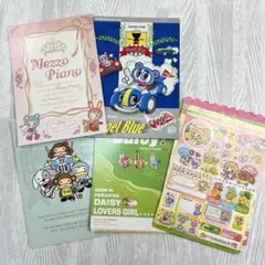 激レア　平成レトロ　ナルミヤ　メゾピアノ　エンジェルブルー　メモ　シール