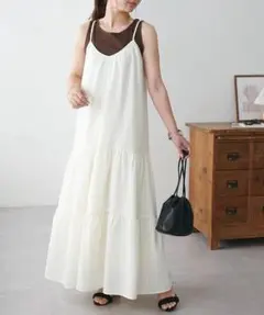 【新品タグ付き】ディスコート ティアードキャミワンピース