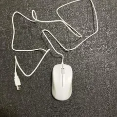 ホワイト 有線　マウス