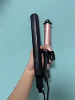 ヘアアイロン 2本セット ストレート カール コテ