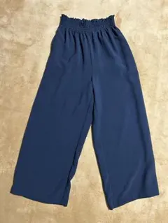 LEPSIM ギャザーワイドストレートパンツ 《リネンライクドライシリーズ》