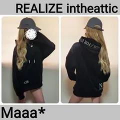 REALIZE　in the attic 定価高　完売　ベロア　パーカー　激かわ