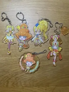 プリキュア アクリルキーホルダー 5個セット