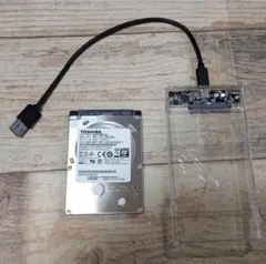 東芝 MQ01ABF050 HDD 500GB ケース付き