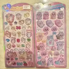 正規品！　うるちゅるPOP SEAL フワフワらびちゃん　おぱんちゅうさぎ