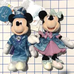 東京ディズニーシー25周年 ぬいぐるみバッジ ぬいば ミッキー ミニー
