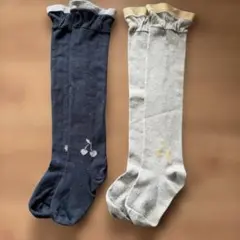 ハイソックス　キッズ靴下 2足セット17センチ