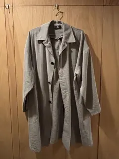 CAMBIO グレー ロング丈春コート