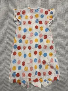 カラフル水玉ベビー甚平 80センチ