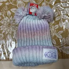 ニット帽 ポンポン 帽子