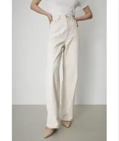 AZUL BY MOUSSY ハイウェストデニムワイド