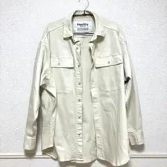 Healthy DENIM ビーミングコラボ アイボリー シャツジャケット