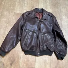 牛革　レザー製　ダークブラウンジャケット