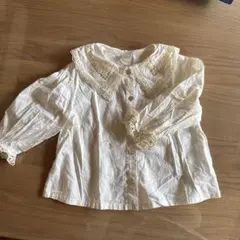 かよこ様専用 バースデイtete a tete レース付き長袖シャツ 90