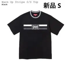 Supreme Warm Up Stripe S/S Top 黒S新品 Tシャツのサムネイル