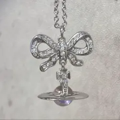 Vivienne Westwood リボン オーブ ネックレス - メルカリ