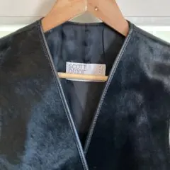 80'sVINTAGEScott Barrie ハラコベストFIDMミュージアム