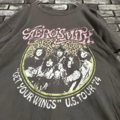 エアロスミス ロックバンド tシャツ Aerosmith ツアー バンT バンt