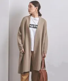 ユナイテッドアローズ ロングカーディガン 21AW UWCCニットガウン F
