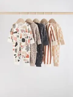 NEXT baby 長袖ロンパース ジッパー 3-6か月