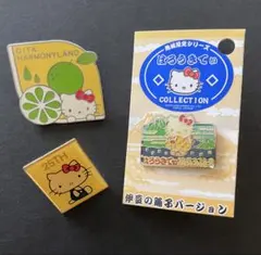 ハローキティ ピンバッジ 3個