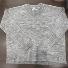 Natural Beauty Basic グレー 長袖ニット