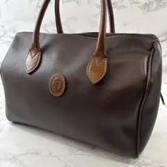 TRUSSARDI トラサルディ PVC×本革 レザー ミニボストンバッグのサムネイル