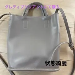 AulieF グレー ショルダーバッグ