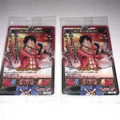 ワンピース　トレーディングカード　モンキー・D・ルフィ　ゾロ　サンジ　セット✖2