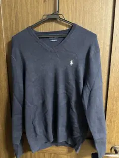 Polo Ralph Lauren ネイビー Vネックセーター M