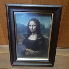 モナリザ　レプリカ　額縁　額装　額掛け　レトロ　アンティーク　インテリア モナリザ レプリカ 額縁 額装 額掛け レトロ アンティーク